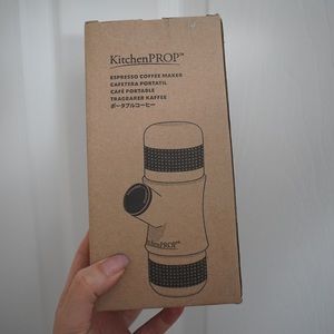 Expresso coffee maker. Bought it for my grandparents, but they never touched it